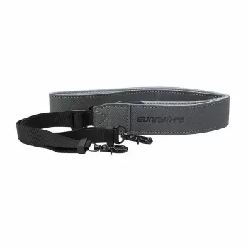 Alça de transporte em pele para DJI Smart Controller / RC PRO / RC da Sunnylife GS394 – presilha de substituição para fixação do controlador