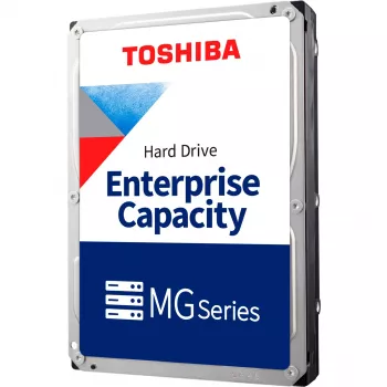 Toshiba Série MG10F MG10AFA22TE - Disco rígido - 22 TB - interno - 3.5 (8.9 cm) - 7200 rpm - Memória intermédia: 512 MB (MG10AFA22TE)