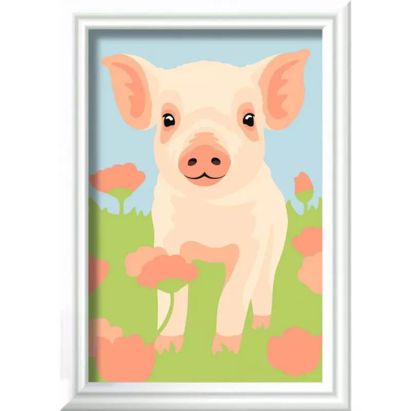 CreArt - porquinho de estimação fofo, Pintura