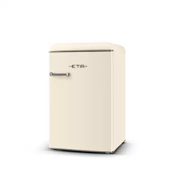 ETA | Frigorífico | ETA253590040E Storio retro | Classe de eficiência energética E | Aparelho de instalação livre | Frigorífico sem congelador | Altura 90 cm | Volume de refrigeração 92 L | Volume de congelação 18 L | 38 dB |