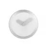NeXtime Relógio 2615zi Focus, Ø25 cm, relógio de parede, branco/prateado