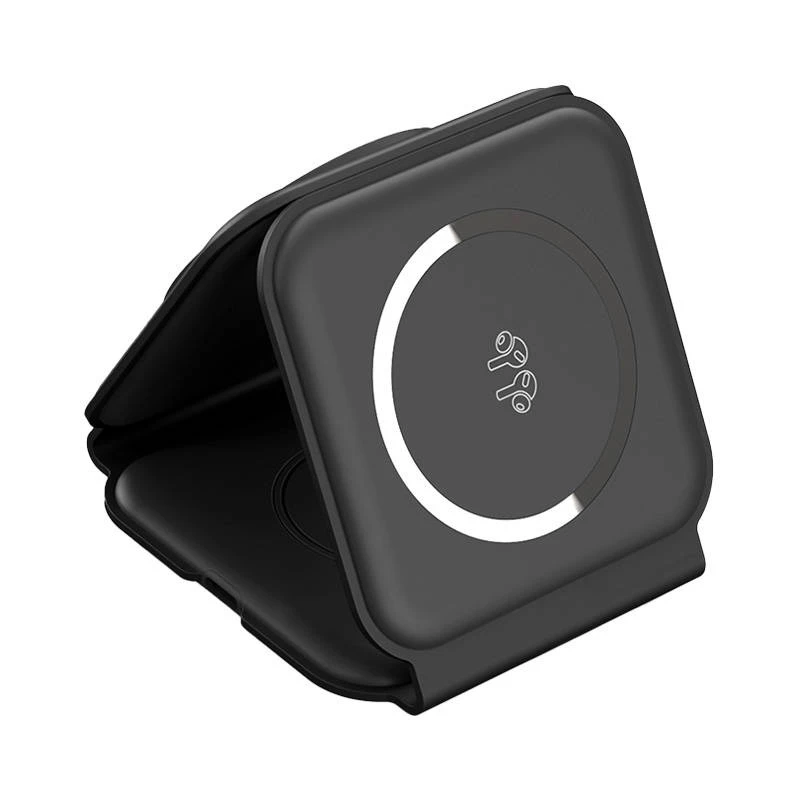 Carregador sem fios magnético 3em1 Choetech T588-F 15W (preto)