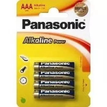 Panasonic 1x4 LR03APB - alcalina - 1,5 V - 10,5 mm - 10,5 mm - 44,5 mm - AAA-S (LR03APB/4BP)