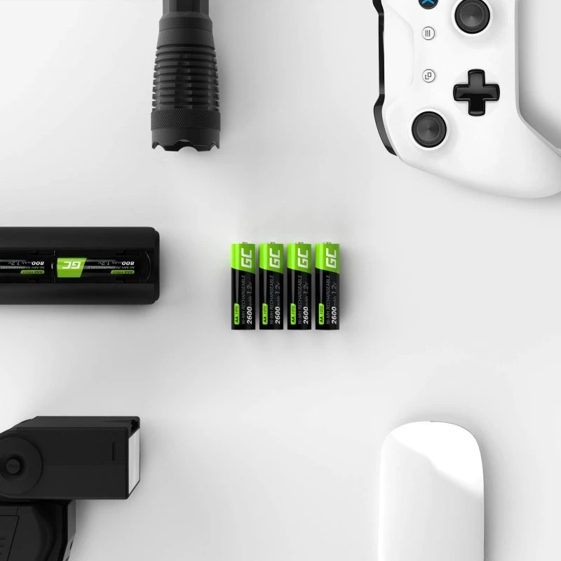 Pilhas Ni-Mh AA R6 2600 mAh x16
