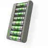 Carregador de bateria GP E821 para baterias NiMH AA e AAA, modelo E821