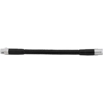 Suporte de microfone com pescoço flexível Omnitronic 47 cm com ligações XLR para XLR