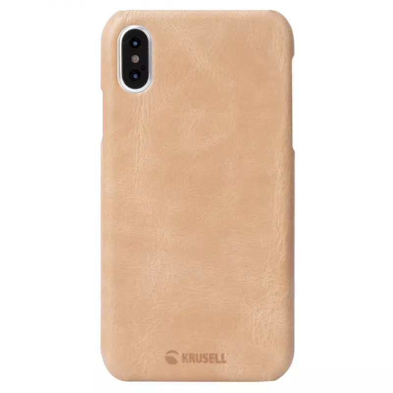Capa para smartphone Krusell Sunne para Apple iPhone XS – vintage nude