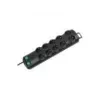 Extensão elétrica Brennenstuhl Primera-Line 10 tomadas preta 2m 1153300120, preta, H05VV-F 3G1,5 cabo de alimentação 2,0 m