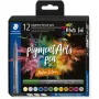 Caneta pincel Staedtler Pigment Arts Nature Colors 12 unid.