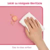 Tapete de secretária XXL para rato e teclado, rosa