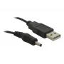 Cabo USB cabo de alimentação DeLOCK 82377 1,5 m USB A