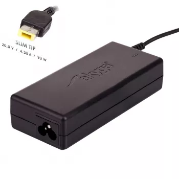Fonte de alimentação para portátil Akyga AK-ND-29 para Lenovo, 90 W, 20 V, 4,5 A, Slim Tip
