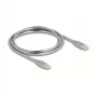 Cabo USB DeLOCK 81259 1m USB-C para USB-C USB 2.0 prateado