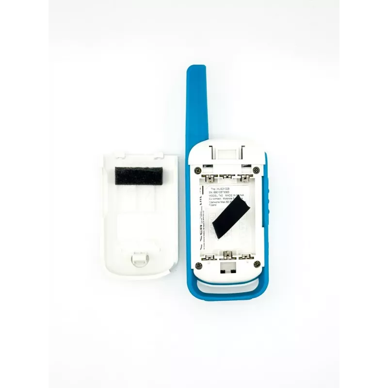 Motorola Talkabout T42 – walkie-talkie, pack de 2 (laranja-azul)