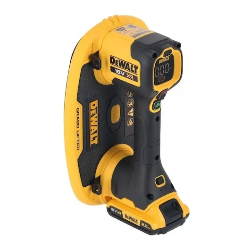 Ventosa de elevação DeWalt GRABO DCE590N 18V, sem fios, portátil, 1 ventosa, carga máx. 120 kg