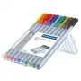 Caneta fineliner Staedtler triplus 334 Multi 10 unid.