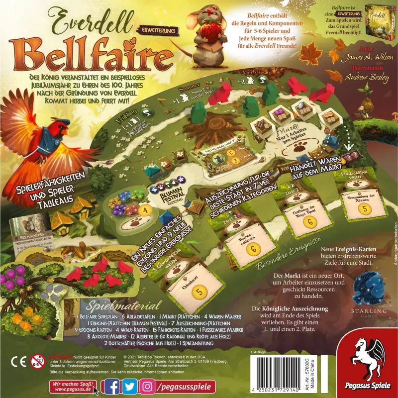 Everdell: Bellfaire, Expansão de jogo de tabuleiro