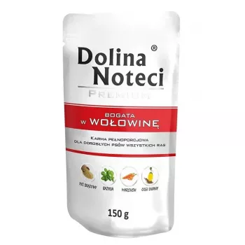 Dolina Noteci Premium Rich in beef comida húmida para cães 150 g