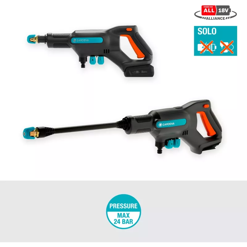 Máquina de lavar à pressão Gardena AquaClean 24/18V P4A