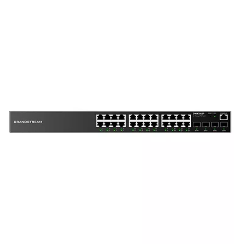 Switch gerido Grandstream GWN 7803 24GE 4SFP L2+