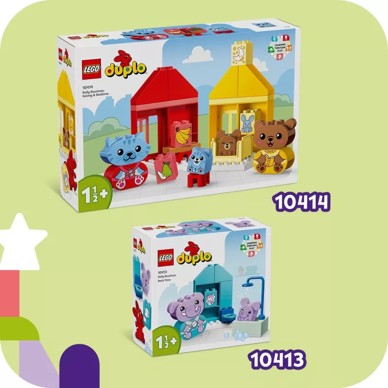 LEGO DUPLO As minhas primeiras rotinas diárias: refeições e hora de dormir 10414