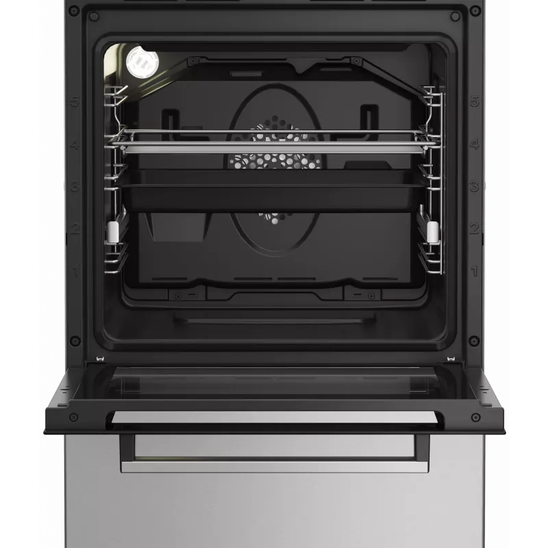 Placa de gás e forno elétrico BEKO FSM52321DXDT aço inoxidável 50 cm, classe de eficiência energética A