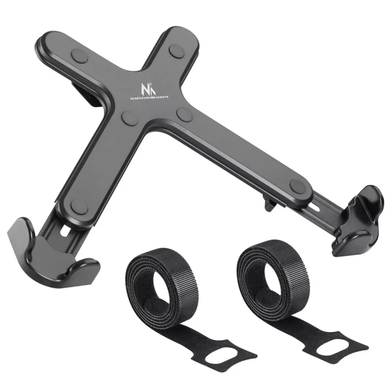 Suporte de secretária para portátil MACLEAN MC-836 — altura ajustável, design ergonómico, preto, para utilização horizontal do portátil (58,5×236×320 mm)