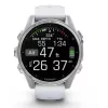Garmin Fenix 8 3,3 cm (1,3) AMOLED 43 mm Digital 416 x 416 píxeis Ecrã tátil prateado Wi-Fi GPS (satélite)