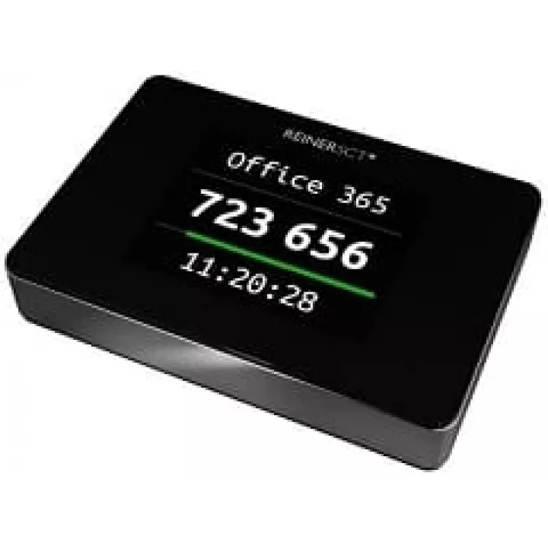 Autenticador de dois fatores TOTP ReinerSCT mini, token de hardware compacto para palavras-passe de uso único baseadas no tempo