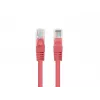 Lanberg PCU6-20CC-0025-R Cabo patch Cat.6 UTP, 0,25 m, Vermelho, pack de 10