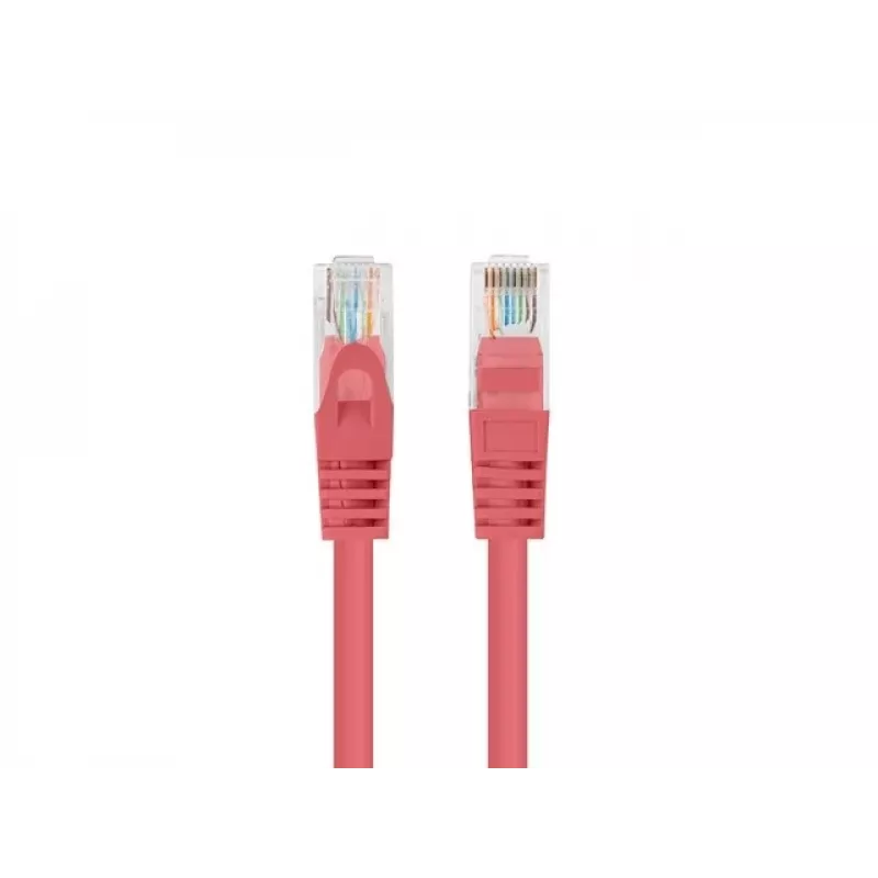 Lanberg PCU6-20CC-0025-R Cabo patch Cat.6 UTP, 0,25 m, Vermelho, pack de 10