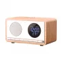 Rádio-despertador MANTA RDI912W Rimini, Bluetooth e carregamento sem fios, branco