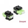 Tampa Keystone DeLOCK 86806 preta para acoplador de fibra ótica 10 unid.