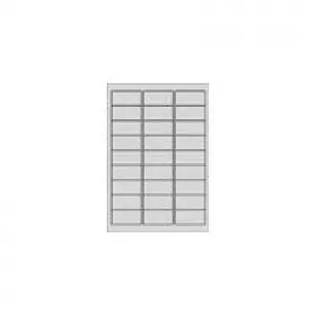 Avery Zweckform Avery - adesivo removível - branco - 63,5 x 29,6 mm 675 etiquetas (25 folhas x 27)