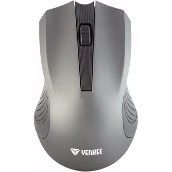 Rato sem fios simétrico 2,4 GHz, 3 botões, alcance 10 m