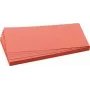 Bloco de notas autoadesivo retangular Franken UMZ 1020 07 vermelho