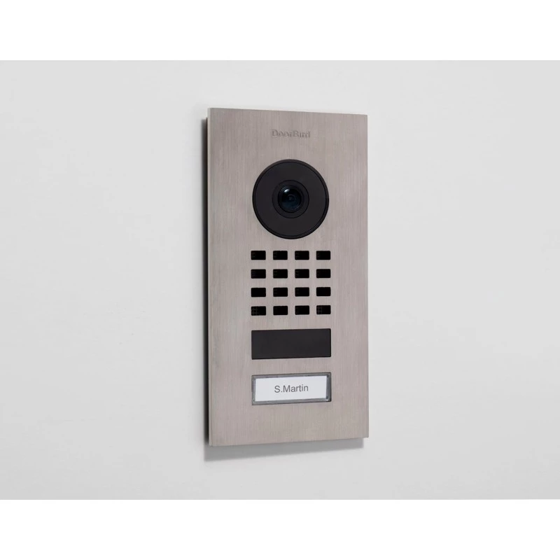 Intercomunicador de vídeo DoorBird D1101V aço inoxidável 1080p IR