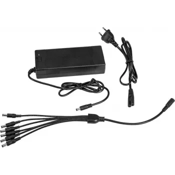 Fonte de alimentação EUROLITE 52500217 para 6× LED Party Tube IR, adaptador compatível para 6 lâmpadas