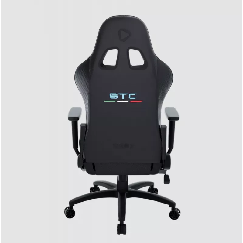 Cadeira gaming Onex STC Tribute Hardcore preto — assento ergonómico para PC/consola, altura ajustável e reclinável