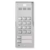 Painel de intercomunicador de superfície ACO FAM-P-2NPZSACC NT para casa de duas famílias com fechadura de teclado e leitor de chave remota