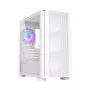 Caixa Micro-ATX Montech AIR 100 ARGB com quatro ventoinhas ARGB pré-instaladas, design ultra-minimalista, painel frontal em malha fina, elevado fluxo de ar, lateral única