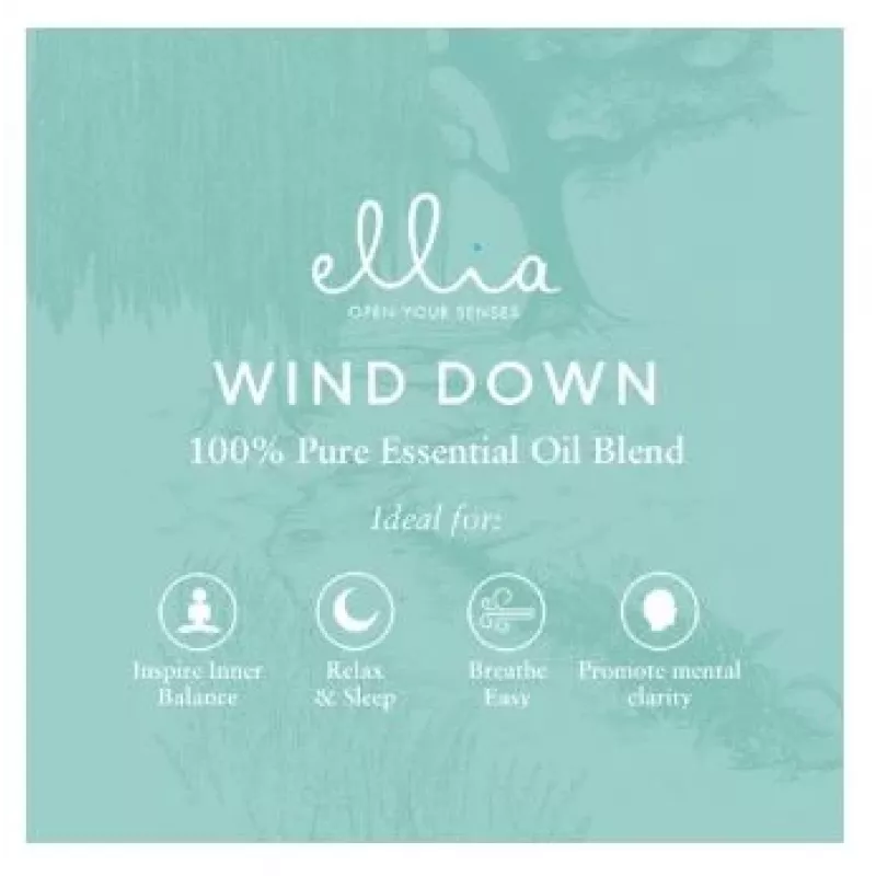 Essência aromática de óleo essencial HoMedics Wind Down 15 ml difusor de aromas