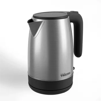 Chaleira elétrica Tristar WK-1348 — 2200 W, 1,7 l, aço inoxidável, base rotativa 360°