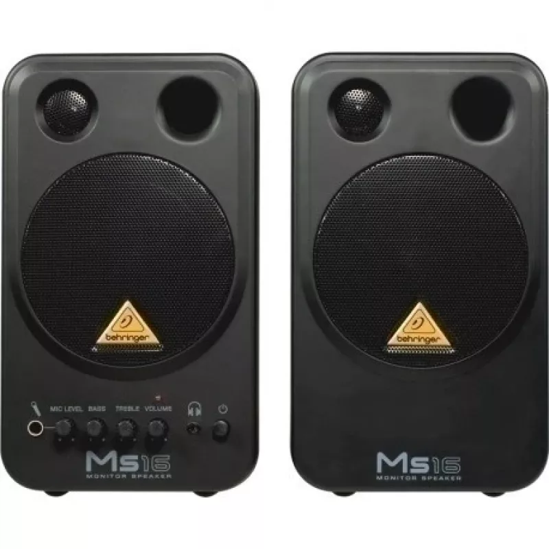 Behringer MS16 altifalantes 2 vias preto com fios 16 W