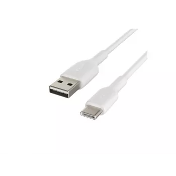 Cabo PVC USB-C para USB-A 15 cm branco