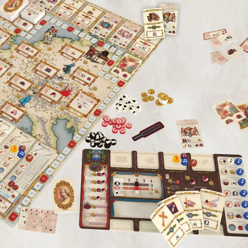 Lacrimosa, jogo de tabuleiro