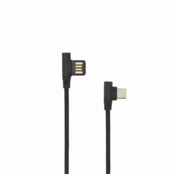 Sbox USB-C-90-B USB->Type-C 90 M/M 1,5 m preto