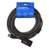 Extensão USB ativa SAVIO CL-130 10 m USB 2.0 A macho–fêmea, 5 V, preto