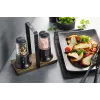 Conjunto de saleiro e pimenteiro GEFU X-plosion 11 cm preto — moinhos de mesa manuais, mecanismo de cerâmica