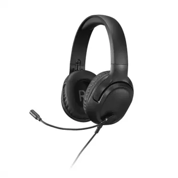 Headset de gaming Lenovo H110, com fios, binaural, 3,5 mm, cabo de 1,8 m, 50–20.000 Hz, 110 dB, 32 Ω, preto